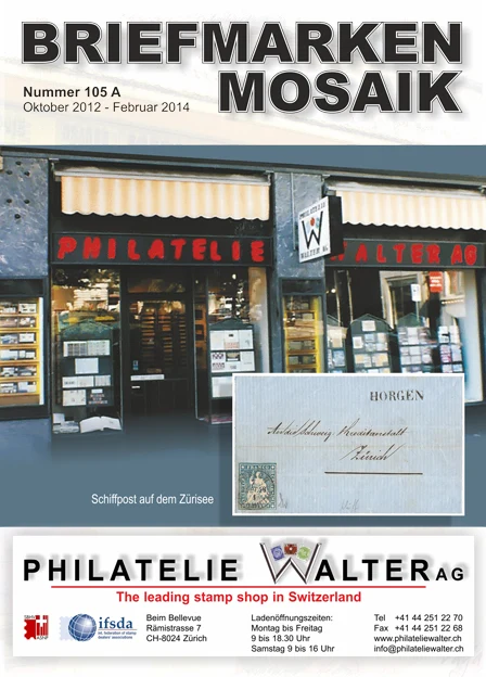 Titelseite Briefmarken-Mosaik Nummer 105