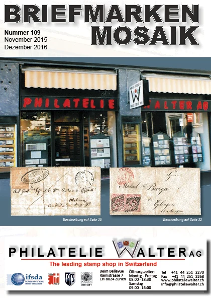 Titelseite Briefmarken-Mosaik Nummer 109