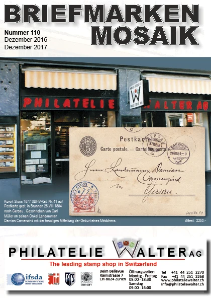 Titelseite Briefmarken-Mosaik Nummer 110